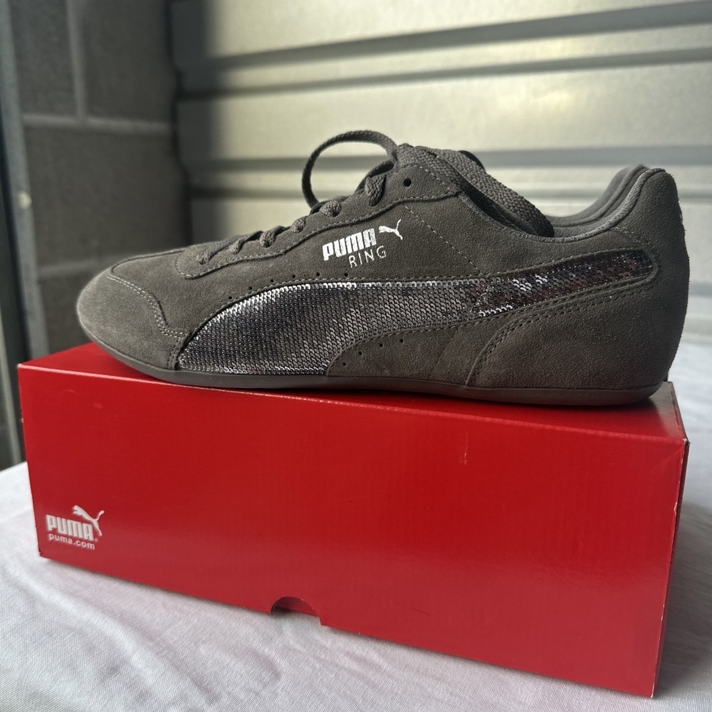 Puma Speed Cat Sneakers, Shadow Grey. Woman's Size 11